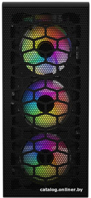 Корпус Powercase Mistral Z4С Mesh LED (черный)  купить в интернет-магазине X-core.by