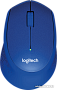 Мышь Logitech M330 Silent Plus (синий)