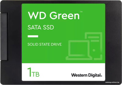 SSD WD Green 1TB WDS100T3G0A  купить в интернет-магазине X-core.by