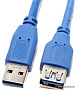 Удлинитель 5bites USB Type-A - USB Type-A UC3011-005F (0.5 м, синий)