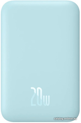 Купить внешний аккумулятор baseus magnetic wireless charging power bank 6000mah (голубой) в интернет-магазине X-core.by