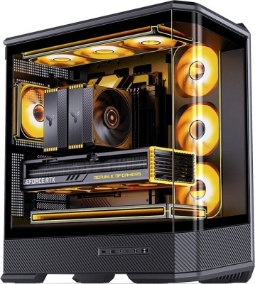 Корпус Jonsbo D400 (черный)  купить в интернет-магазине X-core.by