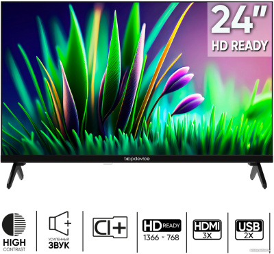 Купить телевизор topdevice frameless tdtv24cn04h_bk в интернет-магазине X-core.by