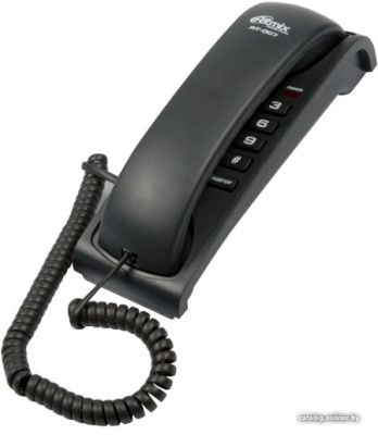 Купить телефонный аппарат ritmix rt-007 (черный) в интернет-магазине X-core.by