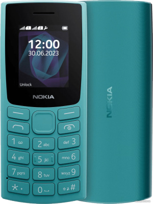 Купить кнопочный телефон nokia 105 (2023) dual sim ta-1557 (бирюзовый) в интернет-магазине X-core.by
