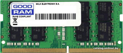Оперативная память GOODRAM 4GB DDR4 SODIMM PC4-21300 GR2666S464L19S/4G  купить в интернет-магазине X-core.by