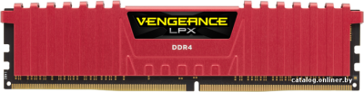 Оперативная память Corsair Vengeance LPX 8GB DDR4 PC4-21300 [CMK8GX4M1A2666C16R]  купить в интернет-магазине X-core.by