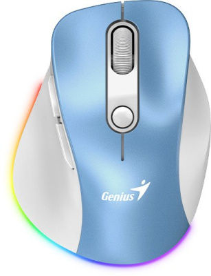 Купить мышь genius ergo 9000s pro (голубой) в интернет-магазине X-core.by