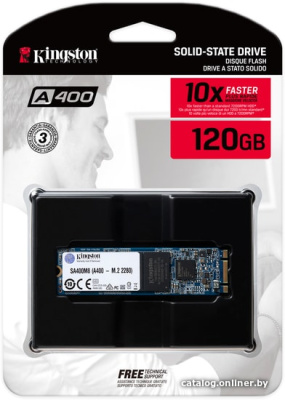 SSD Kingston A400 120GB SA400M8/120G  купить в интернет-магазине X-core.by
