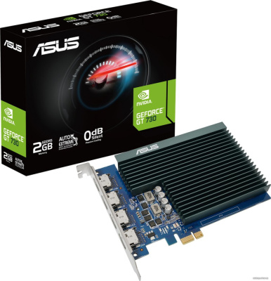 Видеокарта ASUS GeForce GT 730 2GB GDDR5 GT730-4H-SL-2GD5  купить в интернет-магазине X-core.by