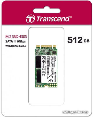 SSD Transcend 430S 512GB TS512GMTS430S  купить в интернет-магазине X-core.by