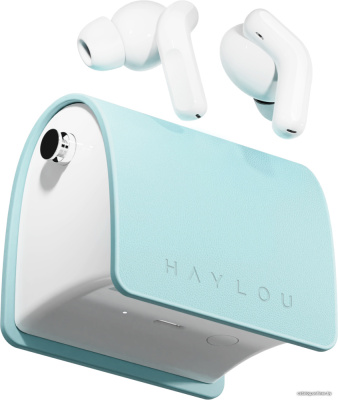 Купить наушники haylou t87 lady bag (белый/бирзовый) в интернет-магазине X-core.by