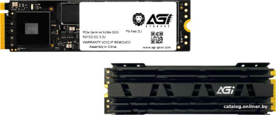 SSD AGI AI838 2TB AGI2T0G44AI838  купить в интернет-магазине X-core.by
