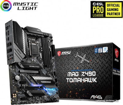 Материнская плата MSI MAG Z490 Tomahawk  купить в интернет-магазине X-core.by