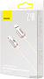 Кабель Baseus Crystal Shine USB Type-A - Lightning (2 м, розовый)
