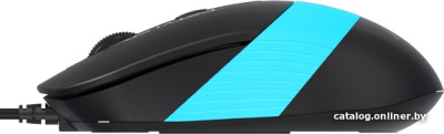 Купить мышь a4tech fstyler fm10 (черный/синий) в интернет-магазине X-core.by