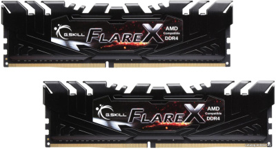 Оперативная память G.Skill Flare X 2x16GB DDR4 PC4-25600 F4-3200C16D-32GFX  купить в интернет-магазине X-core.by