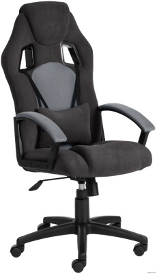 Купить кресло tetchair driver (флок/ткань, черный/серый) в интернет-магазине X-core.by