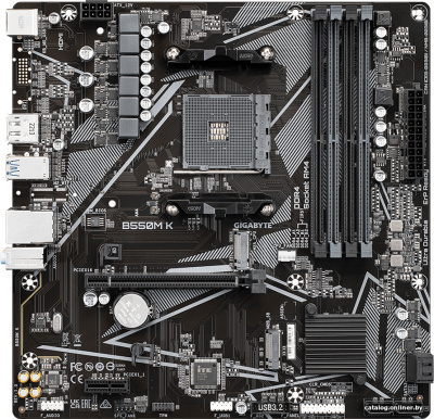 Материнская плата Gigabyte B550M K (rev. 1.0)  купить в интернет-магазине X-core.by