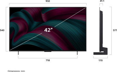 Купить oled телевизор lg oled evo ai c5 oled42c5rla в интернет-магазине X-core.by