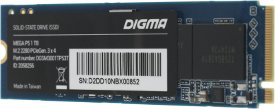 SSD Digma Mega P5 1TB DGSM3001TP53T  купить в интернет-магазине X-core.by
