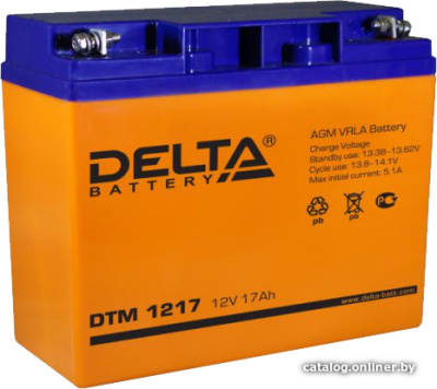 Купить аккумулятор для ибп delta dtm 1217 (12в/17 а·ч) в интернет-магазине X-core.by