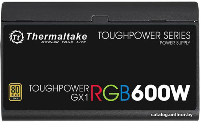 Блок питания Thermaltake Toughpower GX1 RGB 600W Gold TP-600AH2NKG  купить в интернет-магазине X-core.by
