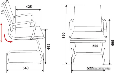 Купить кресло бюрократ ch-993-low-v/black в интернет-магазине X-core.by
