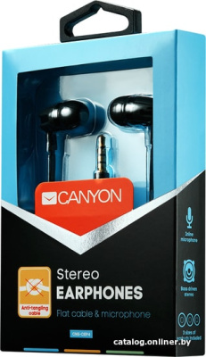 Купить наушники canyon cns-cep4b в интернет-магазине X-core.by
