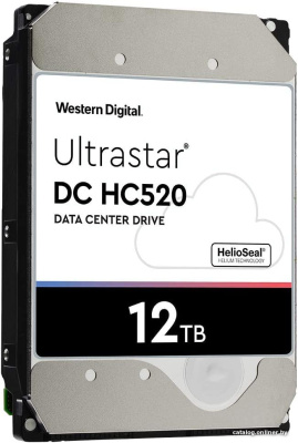 Жесткий диск WD Ultrastar DC HC520 512e ISE 12TB HUH721212ALE600 купить в интернет-магазине X-core.by