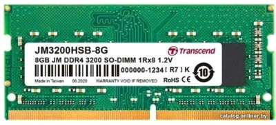 Оперативная память Transcend JetRam 16GB DDR4 SODIMM PC4-25600 JM3200HSB-16G  купить в интернет-магазине X-core.by
