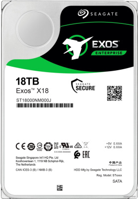 Жесткий диск Seagate Exos X18 16TB ST16000NM000J купить в интернет-магазине X-core.by