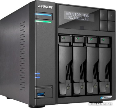 Купить сетевой накопитель asustor lockerstor 4 gen2 as6704t в интернет-магазине X-core.by