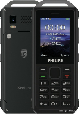 Купить кнопочный телефон philips xenium e2317 (темно-серый) в интернет-магазине X-core.by