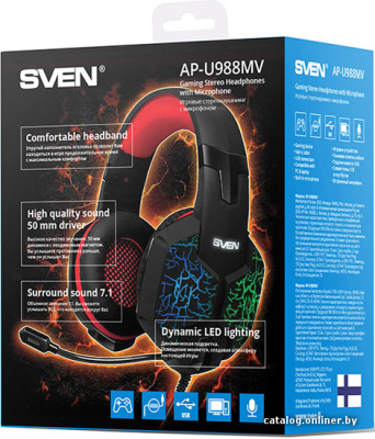 Купить наушники sven ap-u988mv в интернет-магазине X-core.by