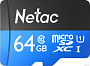 Карта памяти Netac P500 Standard microSDXC 64GB NT02P500STN-064G-N