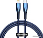 Кабель Baseus Glimmer Series Fast Charging Data Cable Type-C - Lightning 20W CADH000003 (1 м, синий)