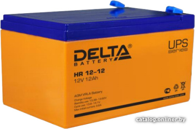 Купить аккумулятор для ибп delta hr 12-12 (12в/12 а·ч) в интернет-магазине X-core.by