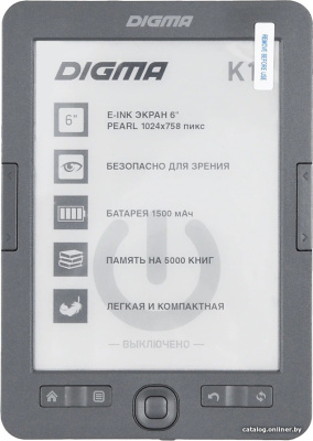 Купить электронная книга digma k1 в интернет-магазине X-core.by