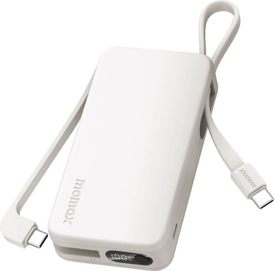 Купить внешний аккумулятор momax 1-power vital+ built-in usb-c ip138 10000mah (белый) в интернет-магазине X-core.by
