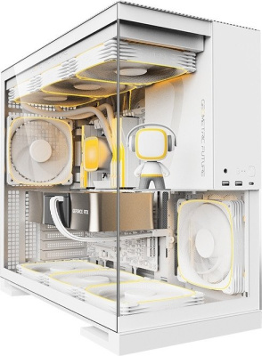 Корпус Geometric Future Model 5 5FAN (белый)  купить в интернет-магазине X-core.by