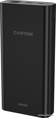 Купить внешний аккумулятор canyon cne-cpb2001b 20000mah (черный) в интернет-магазине X-core.by