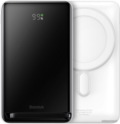 Купить внешний аккумулятор baseus magnetic bracket wireless power bank 20w 10000mah (белый) в интернет-магазине X-core.by