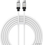 Кабель Baseus CoolPlay Series Fast Charging Data Cable 100W USB Type-C - USB Type-C (2 м, белый)