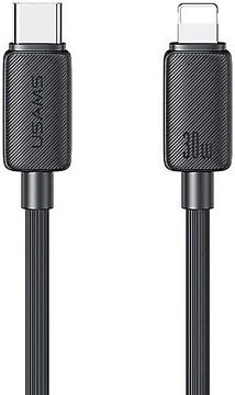 Кабель Usams US-SJ692 USB Type-C - Lightning (1 м, черный)