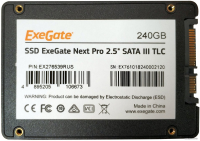 SSD ExeGate Next Pro 480GB EX276683RUS  купить в интернет-магазине X-core.by