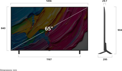Купить телевизор lg ai qned80 65qned80a6a в интернет-магазине X-core.by