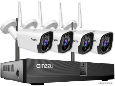 Купить комплект видеонаблюдения ginzzu hk-8402w в интернет-магазине X-core.by