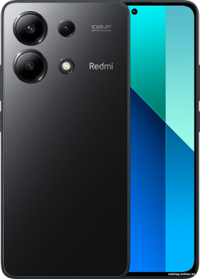 Купить смартфон xiaomi redmi note 13 8gb/512gb с nfc международная версия (полуночный черный) в интернет-магазине X-core.by
