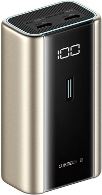 Купить внешний аккумулятор cuktech pb060 6000mah 67w (золотистый) в интернет-магазине X-core.by